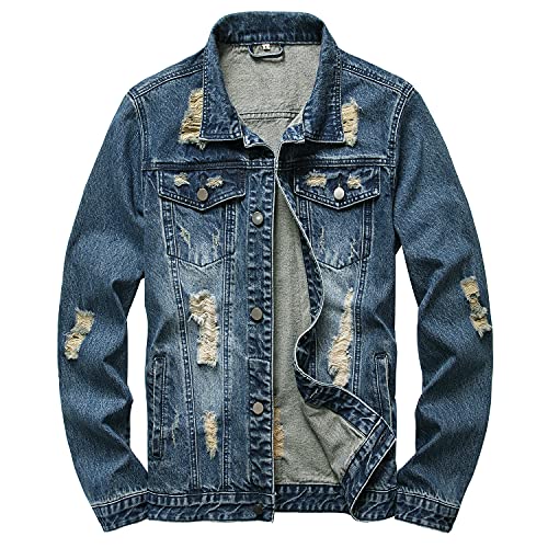 PRY Hand-Ripped Denim Jacketサイズ2 PRY シュウト Hand-Ripped Denim Jacket サイズ2 Hand-Ripped